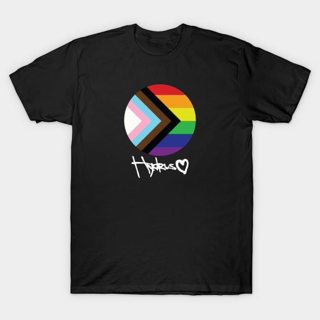 Hydrus Pride Heart T-Shirt by Hydrus